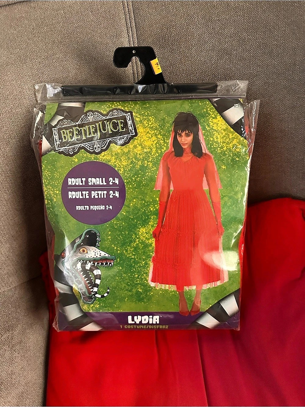 Lydia Red Dress Costume Size Small